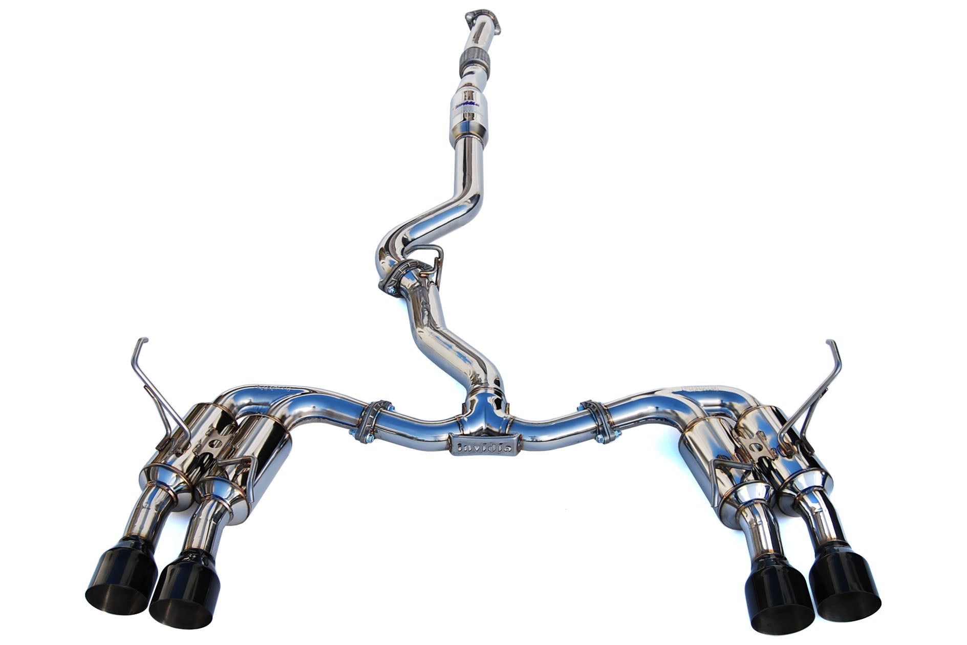 Invidia Gemini R400 Single Layer Cat Back Exhaust w/ Black Tips - 2015-2021 Subaru WRX / STI